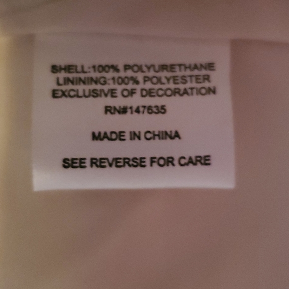 NWT Vegan Leather embroidered jacket - Picture 9 of 9